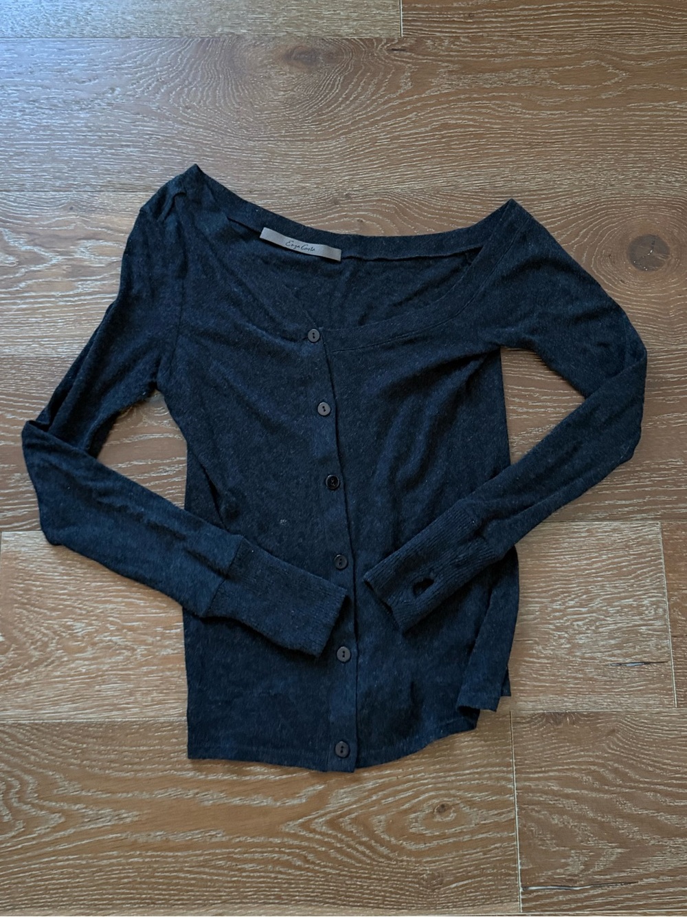 Enza Costa Button-Up Long Sleeve